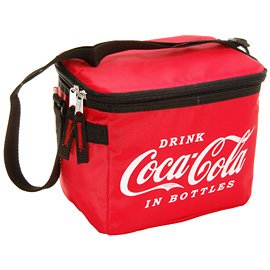 Red Drink Coca-Cola 6-Can Cooler