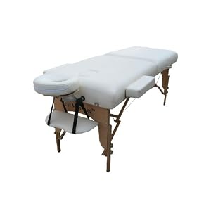 BestMassage Cream Two Fold Portable Massage Table