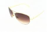 Jimmy Choo - JIMMY CHOO Cher/S Chers Gold Ivory NLS02 Sunglasses