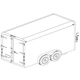 Trailer Blueprints - 12Ft. Covered Cargo Trailer