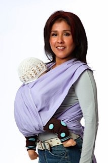 Ti-wawita - Echarpe de portage classqie 5m - Lilas