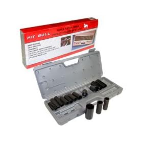 15 PC 1/2" DEEP AIR IMPACT SAE