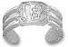 Cincinnati Bengals Solid Sterling Silver ''B'' Toe Ring