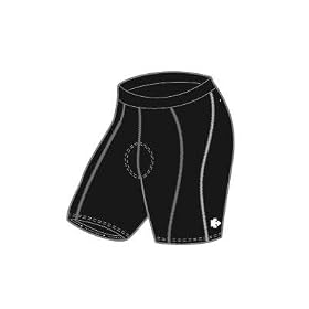 Buy Descente 2009 Ladies Aero-X Short Cycling Shorts - Black - 10113 by Descente