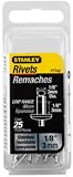 31Qe1ZGT4 L. SL160  Stanley PTT44 20 Pack 1/8 Inch x 1/4 Inch Stainless Steel Rivets