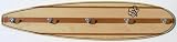 Woody Light Surfboard-Shaped Coat Rack