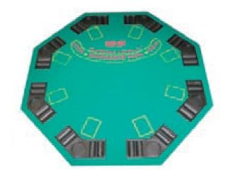 4ft Folding Octagonal Poker Table Top