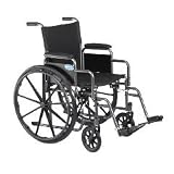 Invacare Standard Wheelchair - 18 x 16 - Fixed Arm - Swingaway Footrest (Backordered till 1/5/08)