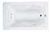 American Standard 2772.018WC Cadet 5'x42" Whirlpool with Hydro Massage System I w/ EverClean, White