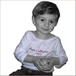 Il Cocco di Mamma (mama's boy) Signature Tee, 18 mos Short Sleeve Tee, White