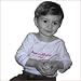 Il Cocco di Mamma (mama's boy) Signature Tee, 18 mos Short Sleeve Tee, White