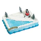 Snowmobile Cake Topper Decorating Kit