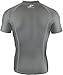 JustOneStyle New 023 Skin Tight Compression Base Layer Gray T Shirt Short Sleeve Mens