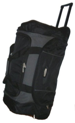 Gro&szlig;e Trolley-Reisetasche in schwarz 75cm/84 Liter