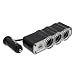 Produkt-Bild: In-Car Zigaretten Verteiler 3er Steckdose / Triple Socket & USB
