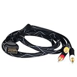 6-Foot Replacement Gaming Cable for PlayStation 3 (Black)