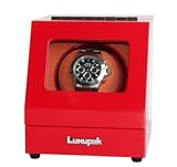 Luxupak single automatic watch winder+Red color+Turn and Rest Program+1 year warranty!