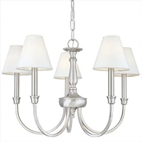 Winston Chandelier in Brushed Nickel by Thomas Lighting