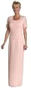 #1032 - BEST SELLER - Formal Evening Gown. Mother of the Bride One piece short sleeve dress with all over beading