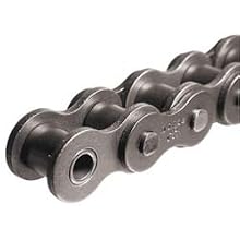 Morse 40-2R 10FT Standard Roller Chain, ANSI 40-2, Riveted, 2 Strands, Steel, 1/2" Pitch, 0.312" Roller Diamter, 5/16" Roller Width, 68000lbs Average Tensile Strength, 10ft Length