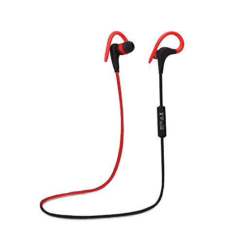 APG (Portable Heaphone Case Included) Sport Style Lightweight & Sweatproof Wireless Bluetooth Stero Headset Earphone Headphone for Smartphone Phone, Pad