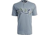 Reel Legends Billfish & Palm Wrap Print Henley