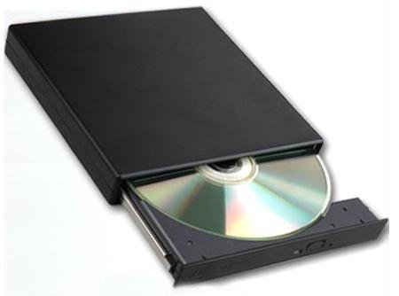 Slimline USB External CD-RW, DVD-ROM Drive for Laptops, Desktop and Netbooks