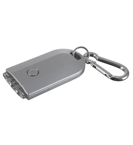 Chrome Effect Mini Torch Keyring