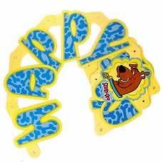 Scooby Doo Happy Birthday Party Banner