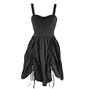 Hell Bunny Trägerkleid CHANNEL DRESS black