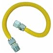 Brass Craft CSSC21-36P 3/4" M.I.P. x 3/4" F.I.P. Stainless Steel Gas Connector