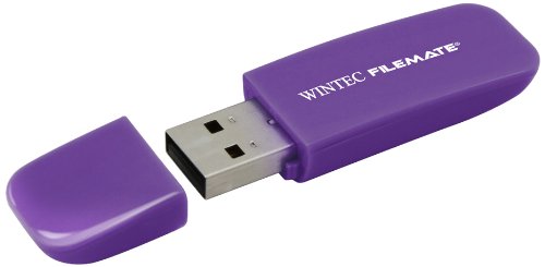 Filemate 3FMSP03U2PU-8G-R Wintec Contour 8GB USB Flash Drive - Purple
