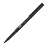 Eberhard Faber Pin Porous Point Pen, Ultra Fine Point, 0.70 mm, Black Barrel, Black Ink, 12-Count  (33061)