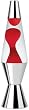 Lava Lite 14 1/2-Inch Lamp, Red/Clear/Silver with Chrome Base