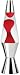 Lava Lite 14 1/2-Inch Lamp, Red/Clear/Silver with Chrome Base