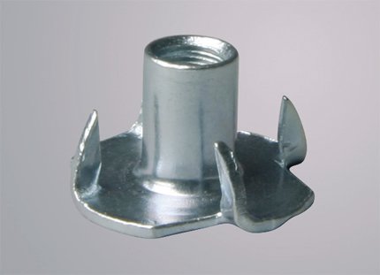 10 Gewindeeinsatz 10 mm, silber, Metall,