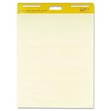 Legacy Products - Legacy - Self-Stick Easel Pad, 1 Inch Rule, 25 x 33, White, 20 Sheet, 2/Carton - Sold As 1 Carton - Economical and convenient. - Adhesive strip on each sheet. - Quality, 16 pound bond paper. - Rigid cardboard backing. -