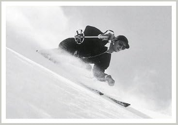 Dick Durrance Skiing Aspen Mountain Unique All-Occasion Greeting Card (5 x 7 inch)