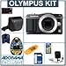 Olympus E-PM2 Mirrorless Digital Camera Body, Black - Bundle - with 32GB Class 10 SDHC Card, Carry Case, Cleaning Kit for Optics & Camera, 6' HDMI Cable, LCD Screen Protector, USB 2.0 Card Reader, Memory Card Wallet, Class On Demand Black Card