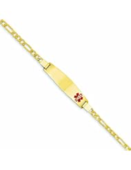 Genuine 14K Yellow Gold Medical Jewelry Bracelet 6 Grams Of Gold 100% Satisfaction Guaranteed.