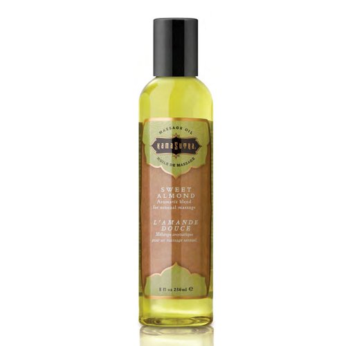Kama sutra aromatic massage oil, sweet almond 8 oz