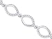 Jewelry : Guaranteed to Bring You Compliments Round Cut White CZ Gemstone Bracelet in Sterling Silver