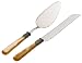 Rosanna Champagne Napoleon 2-Piece Bridal Cake Serving Set