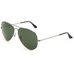 Ray-Ban Men’s RB3025 Aviator Large Metal Sunglasses