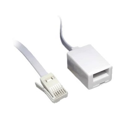 2m BT Telephone Phone Extension Cable