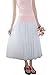 Women Five-Layer Voile Puff Princess Skirt，Petticoat Knee-Length Mini Dress