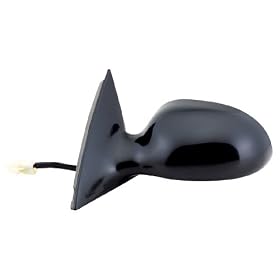 K Source 61536F OE Replacement Mirror 96-99 Ford Taurus GL, LX, SHO (97-99), Mercury Sable, Black (heated), Driver, Side Heated, Power