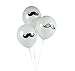 HKBalloons HK0213 Mustache Party Balloons - Mustache Party Decorations (Pack of 50) RS.175.00