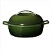 KitchenAid 12-Inch Cast-Iron Chicken Fryer, Green