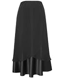 Plus Size Black Outgoing Skirt